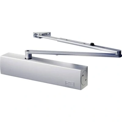 Afbeelding van Burg Wächter extra sterke deursluiter, traploze krachtinstelling, deurbreedtes tot 75, 85, 95, 110, 125 en 140 cm, deurgewicht 180 kg, TS 4000 V S, zilver