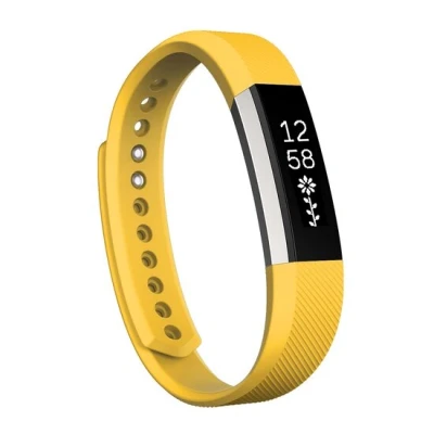 Afbeelding van Fitbit Alta siliconen bandje, Maat: Small, Lengte: 18.5CM Geel
