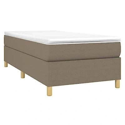 Afbeelding van vidaXL Bedframe stof taupe 80x200 cm