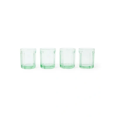 Afbeelding van Serax Paola Navone drinkglas 22 cl set van 4 Groen