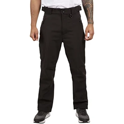 Afbeelding van Trespass Waterdichte Hemic Heren Outdoor Lange Been Broek verkrijgbaar in Zwart X Medium