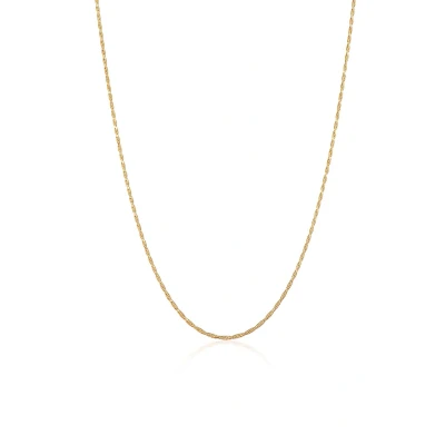 Afbeelding van Kuzzoi Twisted Ketting goldcoloured, Heren, Maat: 55, Gold coloured