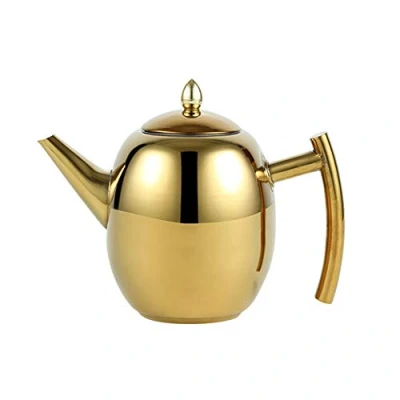 Afbeelding van OnePine Theeketel Theepot Set met Infuser Filter en Deksel, Capaciteit 1,5 L/50 oz RVS Diffuser Pot voor Losse Thee, Groene Koffie