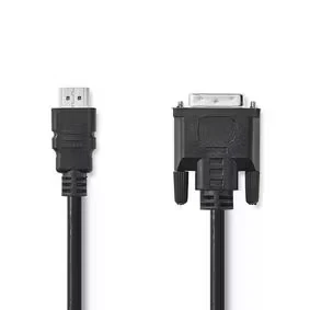 Afbeelding van HDMI naar DVI kabel Nedis 5 meter (DVI D, Dual Link, 100% koper)