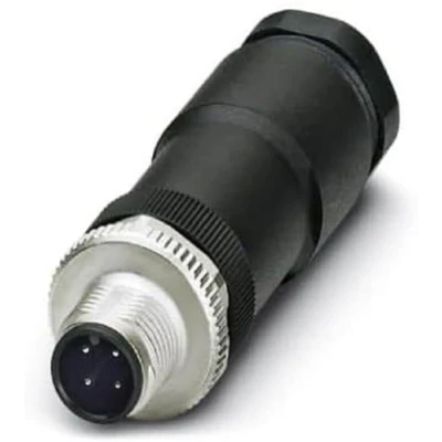 Afbeelding van Phoenix Contact 1404415 Sensor/actuator connector, niet geassembleerd M12 Aantal polen (sensoren): 4 Stekker, recht 1 stuk(s)