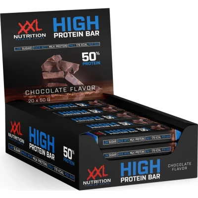 Afbeelding van 20x XXL Nutrition High Proteïne Bar 2.0 Chocolade 50 gr