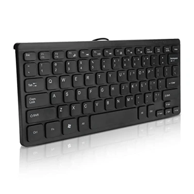 Afbeelding van K1000 USB Computer PC Toetsenbord Plug and Play Mini Bedraad Waterdicht Multimedia Kaypad Draagbare Laptop Accessoires Compatibel voor Windows, Mac OS