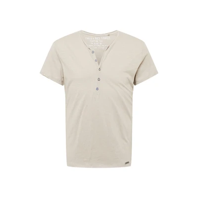 Afbeelding van Key Largo MT Lemonade Button Tshirt basic, Heren, Maat: XL, Dove grey