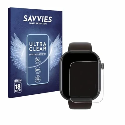 Afbeelding van Savvies (18 Stuks) Schermbeschermer voor Smartwatch IDW19 1.8&quot; Screen Protector Ultra Transparant