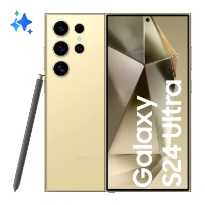 Afbeelding van Samsung Galaxy S24 Ultra 17,3 cm (6.8&quot;) Dual SIM 5G USB Type C 12 GB 256 5000 mAh Titanium, Geel