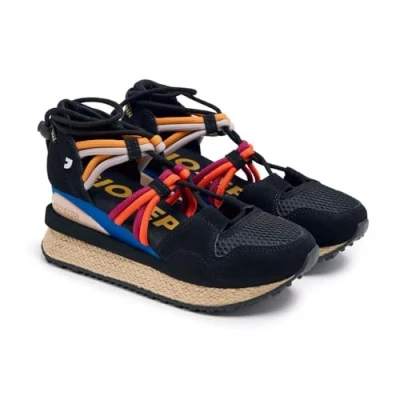 Afbeelding van Gioseppo Tulare Sneakers laag, Dames, Maat: 41, Black Kunststof/ textiel