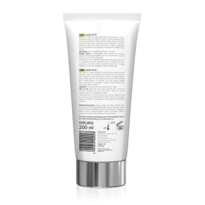 Afbeelding van Apis Acne Stop Zwart Modderreinigingsmasker 200ml