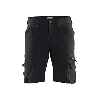 Afbeelding van Blåkläder X1900 Werkbroek Kort 4 weg Stretch 1987 Zonder Spijkerzakken Zwart Maat 50 (M)