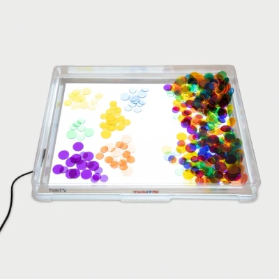 Afbeelding van TickiT Transparante Bak Voor Lichtpaneel A3