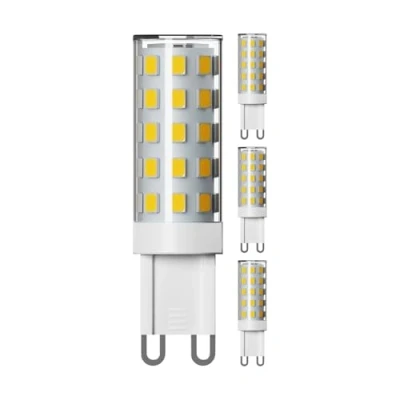 Afbeelding van ledscom.de 4 stuks G9 LED lampen, warm wit (2800 K), 3,5 W, 485lm, 3 staps dimmer