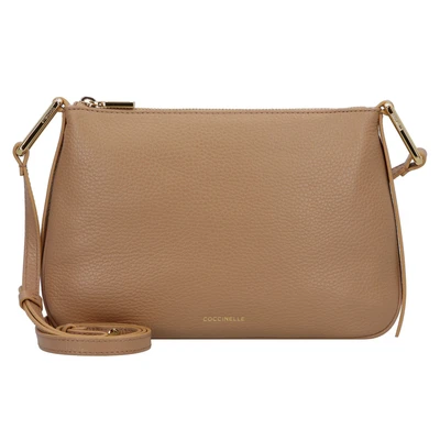 Afbeelding van COCCINELLE Leren Schoudertas Magie Mini Bag Skin Lichtbruin