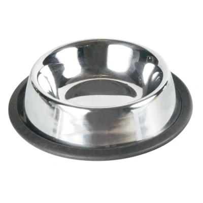 Afbeelding van Trixie Voerbak / Waterbak RVS Rubberring 15 cm 200 ml