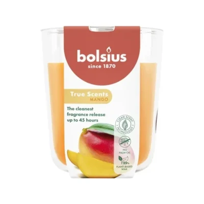 Afbeelding van Bolsius geurglas mango geurkaars 97/85 (45 uur) True Scents