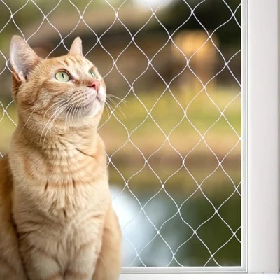 Afbeelding van Kattennet balkonbeschermingsnet Kattenbeschermingsnet in verschillende maten (M) 3x8 m