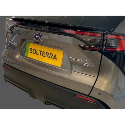 Afbeelding van RGM ABS Achterbumper beschermlijst passend voor Subaru Solterra 2022 &amp; Toyota bZ4X 2021 Zwart