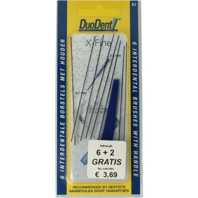 Afbeelding van Duodent Interdentale Borstels X fine, 8 stuks