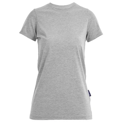 Afbeelding van Damesshirt &#039;Luxury Roundneck Tee&#039; met korte mouwen Grey Melange XS