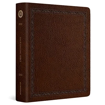 Afbeelding van ESV Journaling Bible: Bible Mocha,Bonded Leather,Threshold Design