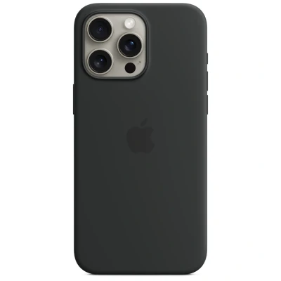 Afbeelding van Apple Silicone Case iPhone 15 Pro Max Black