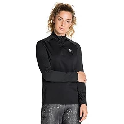 Afbeelding van Odlo Ceramiwarm Half Zip Long Sleeve Midlayer Top Hardloop Longsleeve