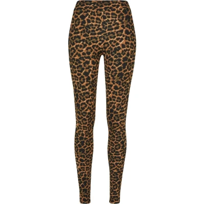 Afbeelding van Urban Classics SOFT AOP Legging, Dames, Maat: 3XL, Darkleo