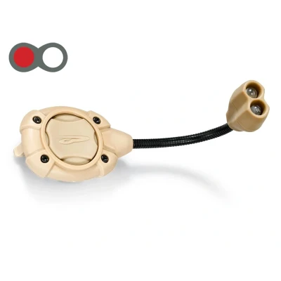 Afbeelding van Princeton Tec Switch MPLS White Red Helmlamp Tan