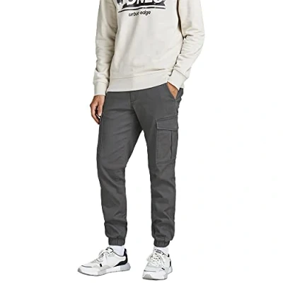 Afbeelding van JACK &amp; JONES Jjimarco Jjjoe AKM asfalt cargobroek voor heren, Asfalt, 34W / 30L
