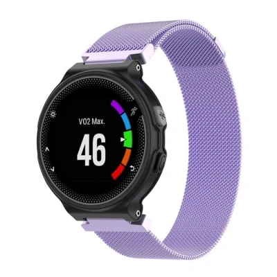 Afbeelding van Garmin Forerunner 220 / 230 235 620 630 735 (XT) Milanese bandje Small Paars