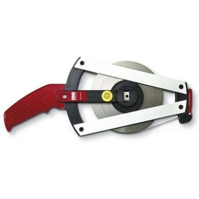 Afbeelding van BMI Meetband met frame lengte 50 m bandbreedte 13 mm B cm EG II aluminium geel glasvezel 1 stuk 320041050BF