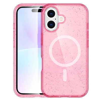 Afbeelding van Apple iPhone 17 MagSafe Hoesje Kunststof imoshion Hardcase/Backcover Roze Telefoonhoesje
