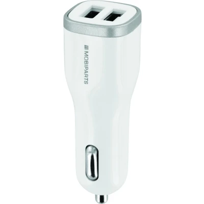 Afbeelding van Mobiparts Car Charger Dual USB 24W/4.8A White