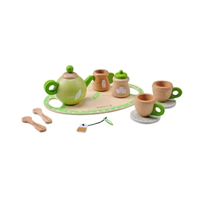 Afbeelding van EverEarth Houten Theeservies 33717