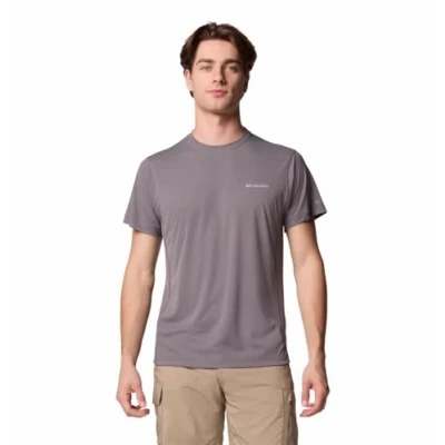Afbeelding van Columbia Men&#039;s Zero Rules Light Short Sleeve Crew, Technical T Shirt, City Grey, XXL