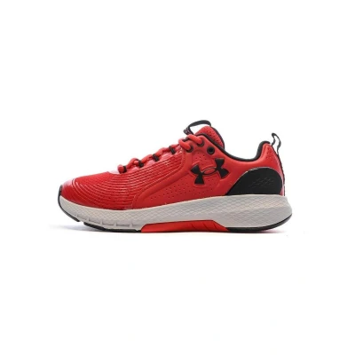 Afbeelding van Under Armour Charged Commit TR 3 Trainingsschoen, Heren, Maat: 44, Red/halo gray/black Leer en textiel