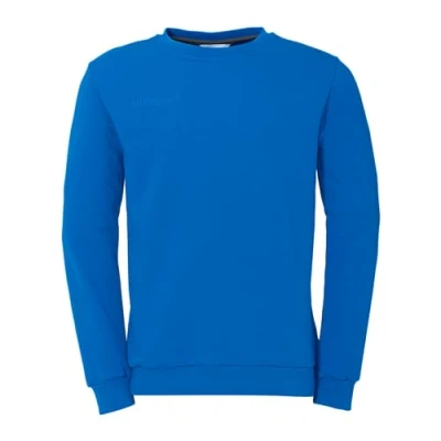 Afbeelding van uhlsport sweatshirt met lange mouwen, sportshirt, voetbal in uniseks snit, azuurblauw, 152