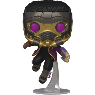 Afbeelding van Funko T&#039;Challa Star Lord Pop! Marvel What If...? Figuur 9cm
