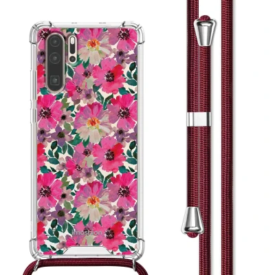 Afbeelding van Huawei P30 Pro Hoesje Kunststof iMoshion Softcase/Koordhoesje/Backcover Flower Water Telefoonhoesje