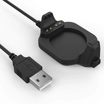 Afbeelding van MoKo Oplader compatibel met Garmin Forerunner 920XT, vervangende USB oplaadkabel laadstation laadklem voor 920XT Multisport GPS horloge, zwart