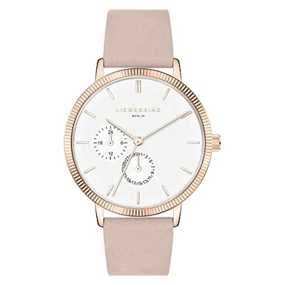 Afbeelding van Liebeskind Berlin Chronograaf, Dames, Maat: One Size, Rosa