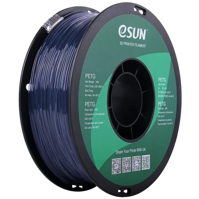 Afbeelding van eSun PETG Filament 1.75mm, Grey Transparant 1kg