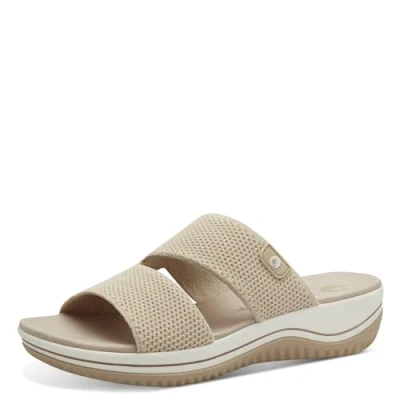 Afbeelding van Coshy: Vacation for your feet A hallux optimized extra width waterproof vegan mule, beige (beige), 42 EU