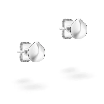 Afbeelding van Tamaris Oorstekers in organisch design TJ 0580 E 08 zilver, 0,8 cm, Roestvrij staal, Geen edelsteen
