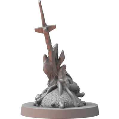 Afbeelding van Dark Souls Het rollenspel: vreugdevuren miniaturen en statistische kaarten. DnD, RPG, D &amp; D, kerkers draken. 5E compatibel, terrein