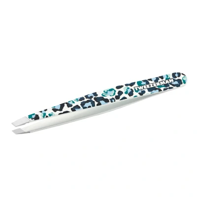 Afbeelding van Tweezerman pincet Studio Line Slant Tweezer Leopard Wenkbrauwen Beautytasting
