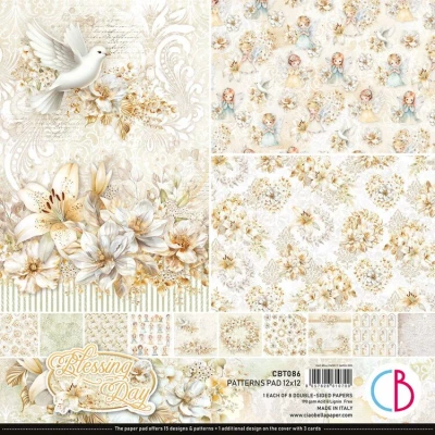 Afbeelding van Ciao Bella Blessing Day 12x12 Inch Patterns Pad (8pcs) (CBT086)